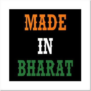 Made In Bharat India Posters and Art